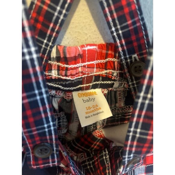 Gymboree boys suspender shorts 18/24M - Picture 3 of 6
